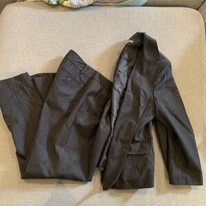 Ann Taylor Charcoal Pinstripe Women’s Suit
